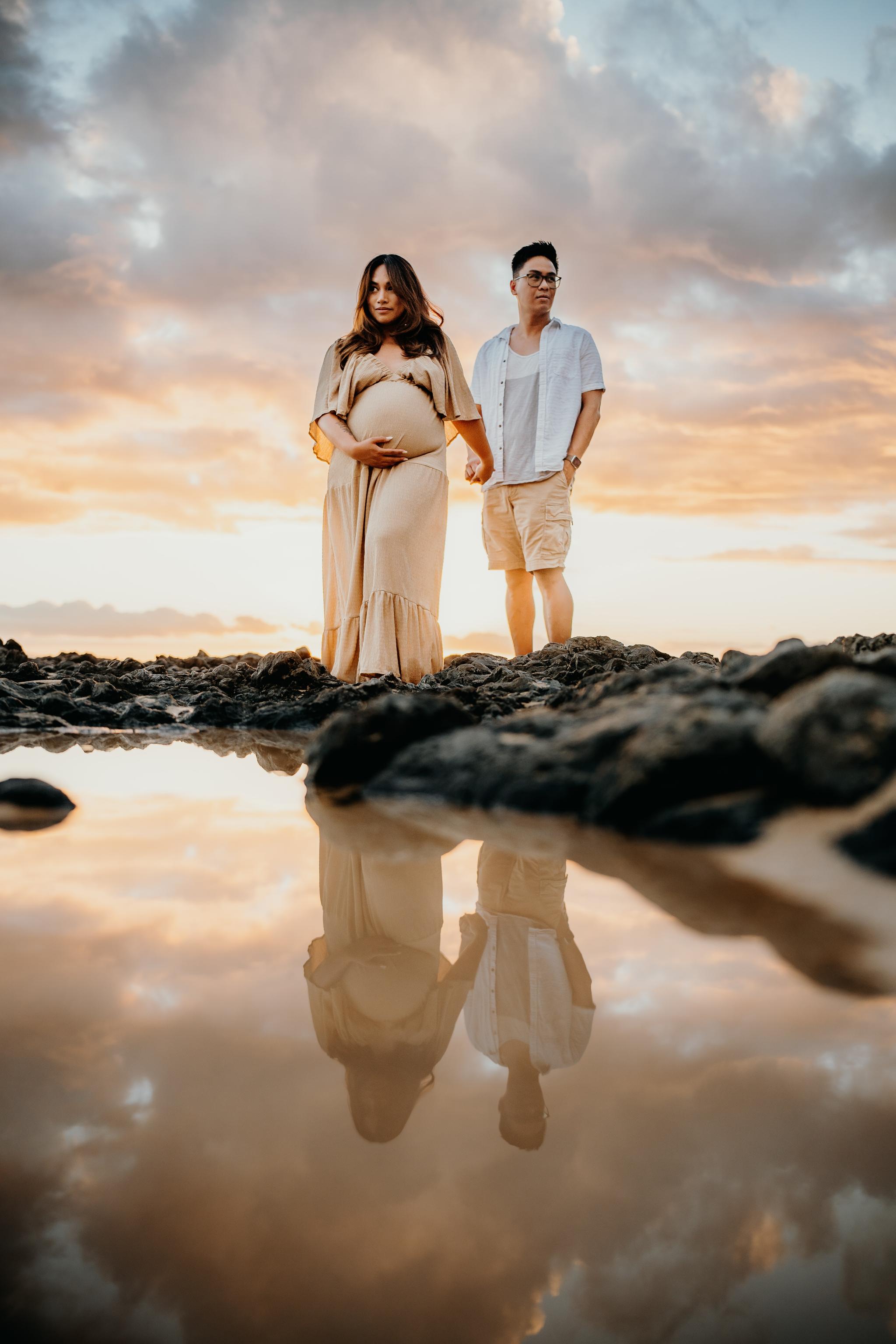 Maui Maternity Photoshoot: A New Chapter for Jennifer & Fred