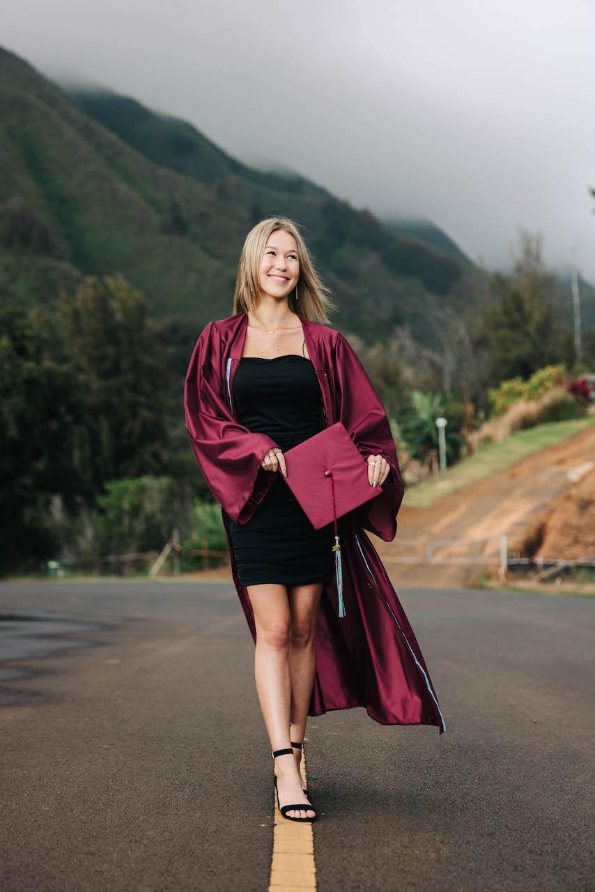 Olivia DuBach, Baldwin High School, Wailuku, HI - Senior Portrait