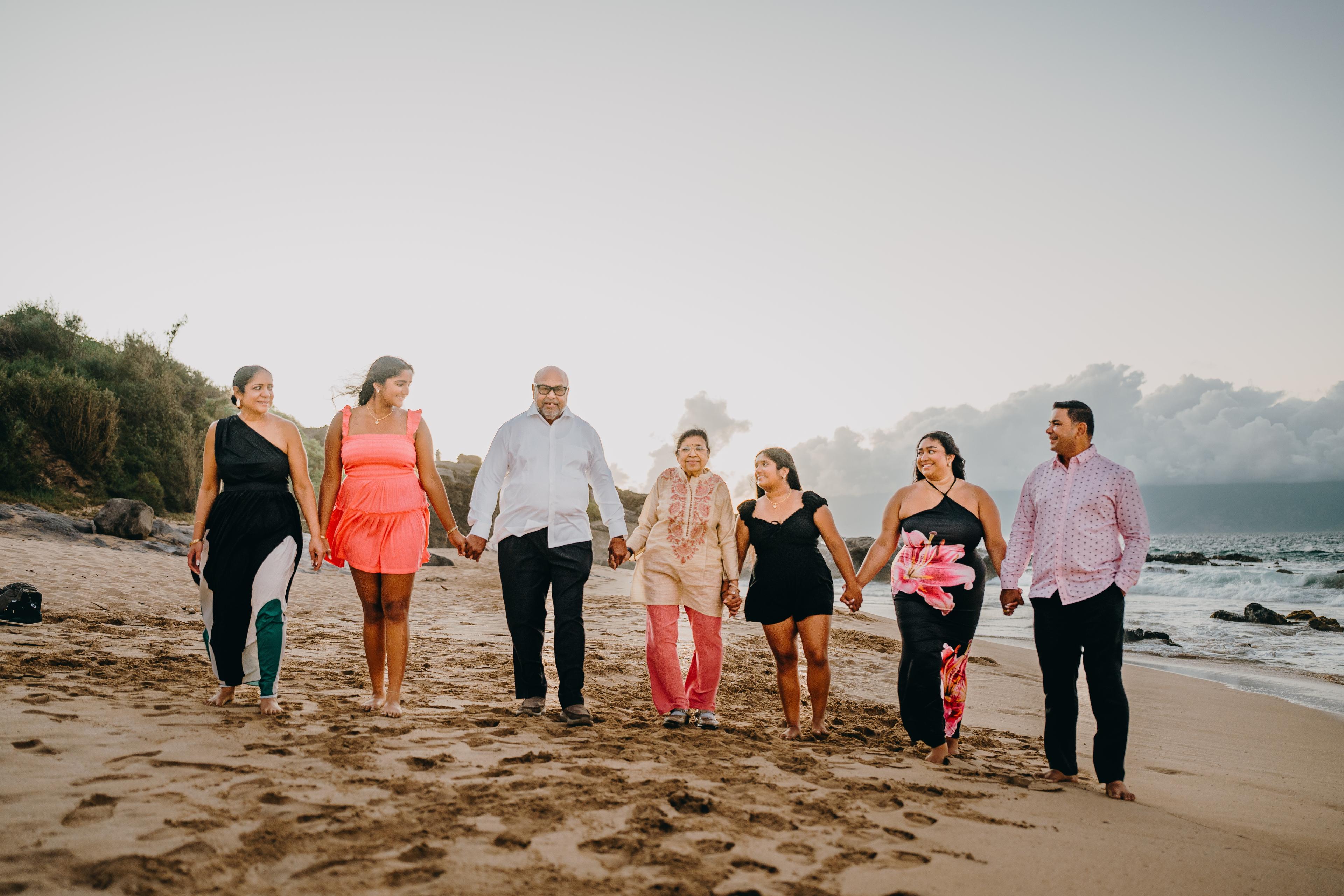 Indian Family Photoshoot at Ironwoods Beach