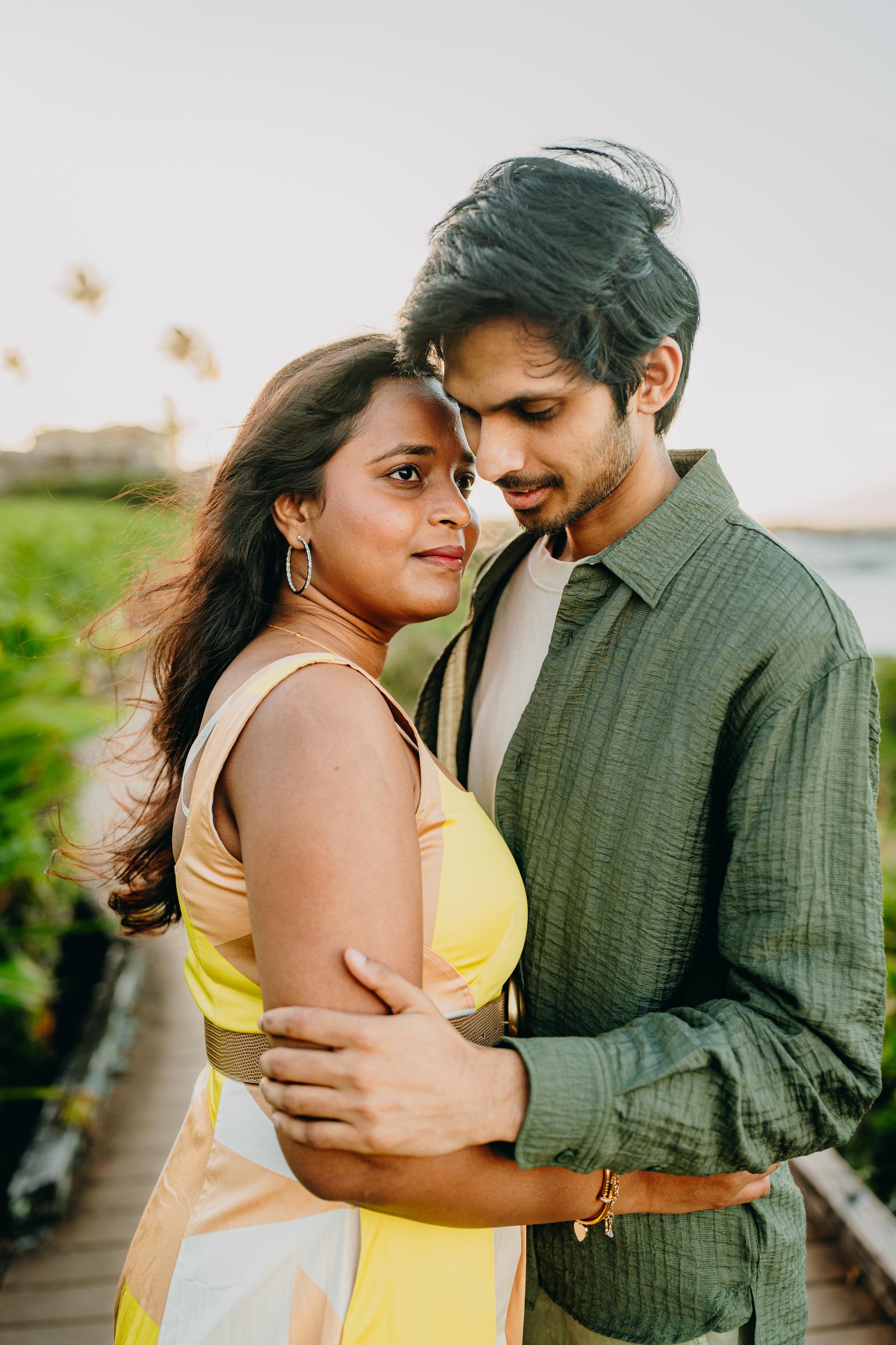 A Captivating Couple Photography Session at Kapalua Ironwoods