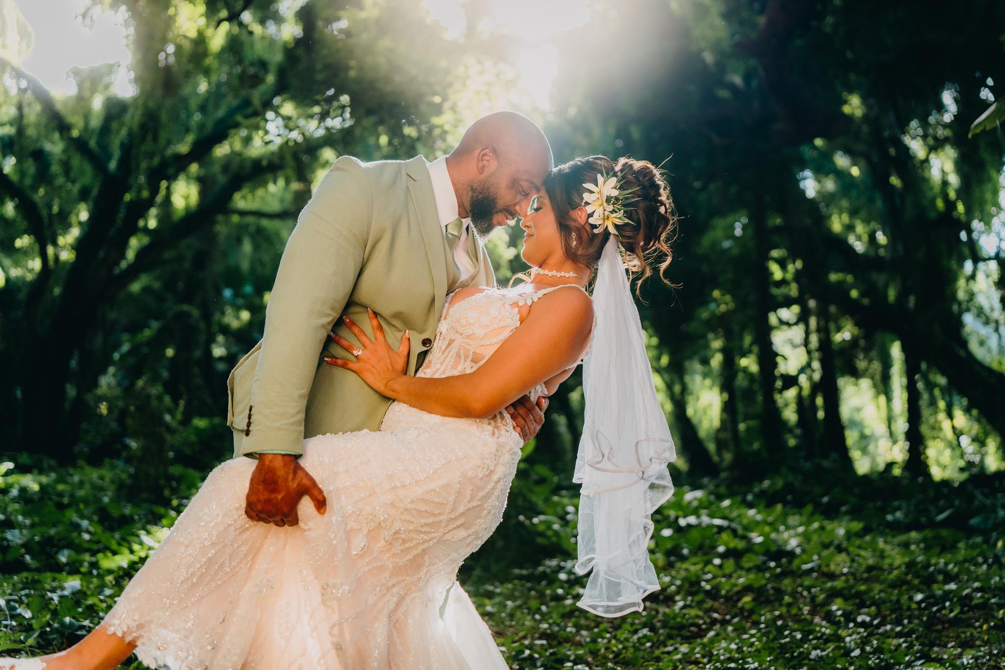 Salma and Justin's Dreamy Elopement Wedding at Ironwoods Beach, Kapalua