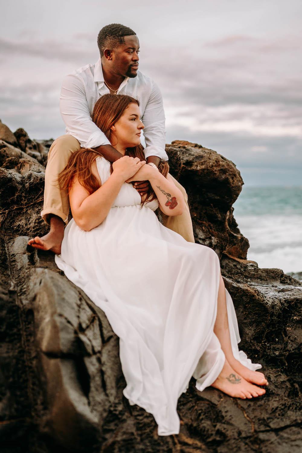 Shane & Kylie Sunset Photoshoot at Kapalua Ironwoods Beach, Maui